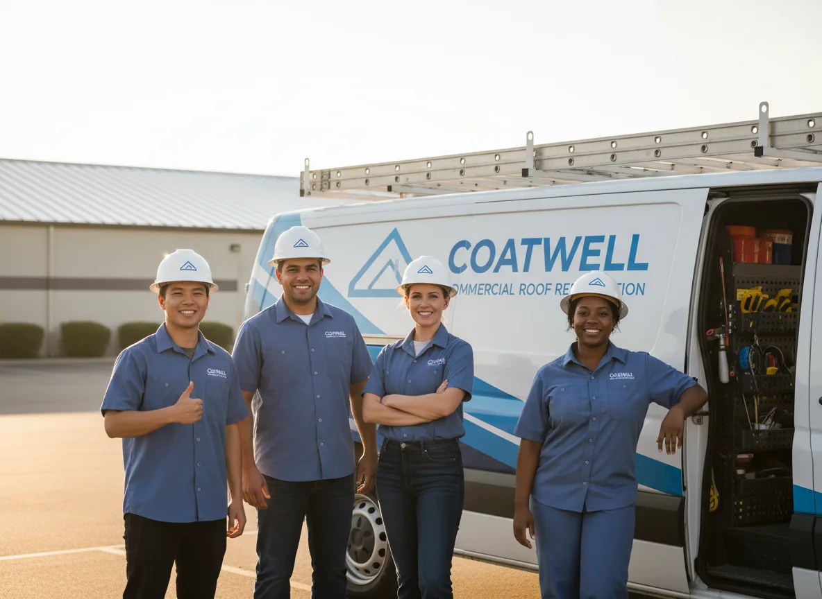 Commercial roof coating company in Sarepta, LA